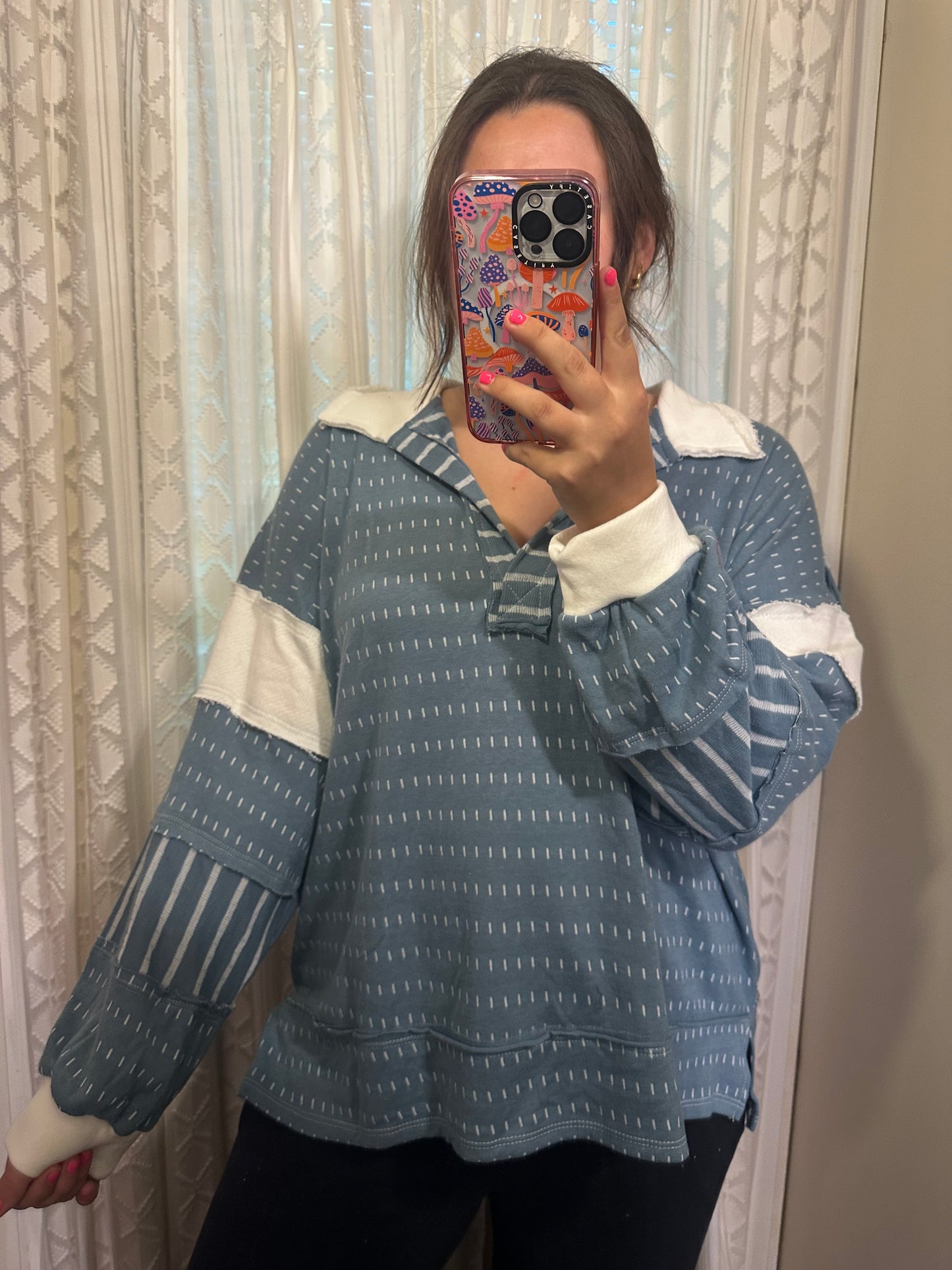 Denim Loose Fit Top