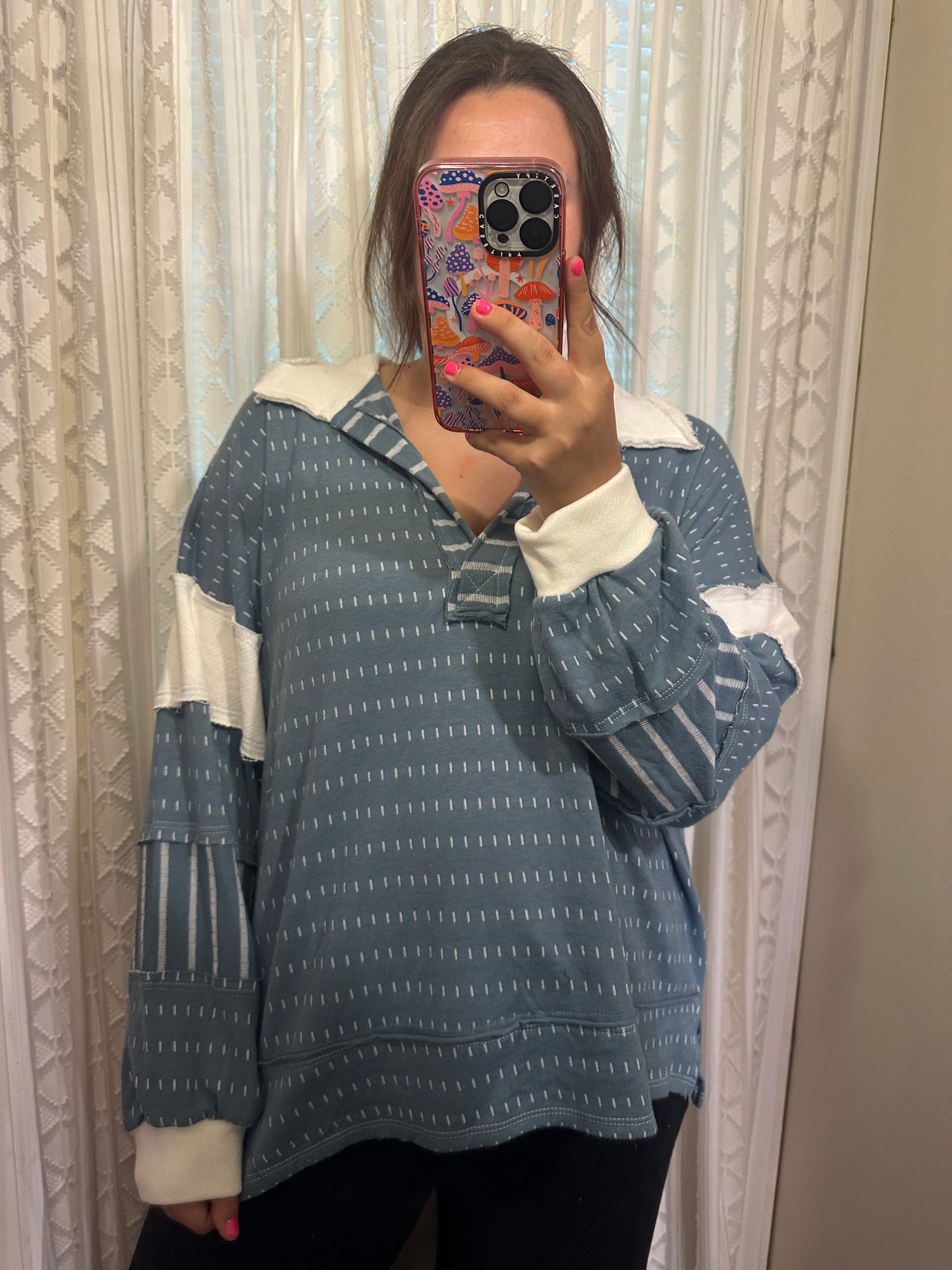Denim Loose Fit Top