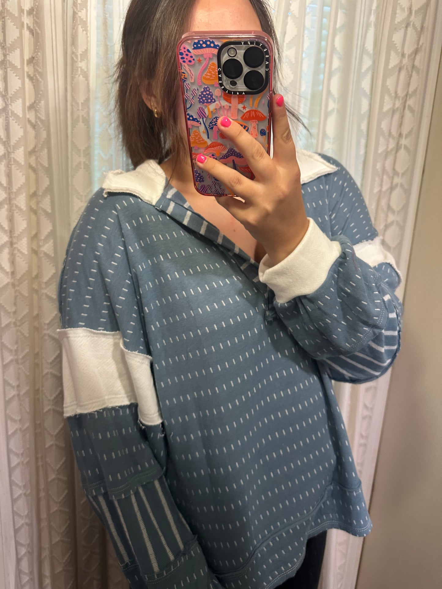 Denim Loose Fit Top