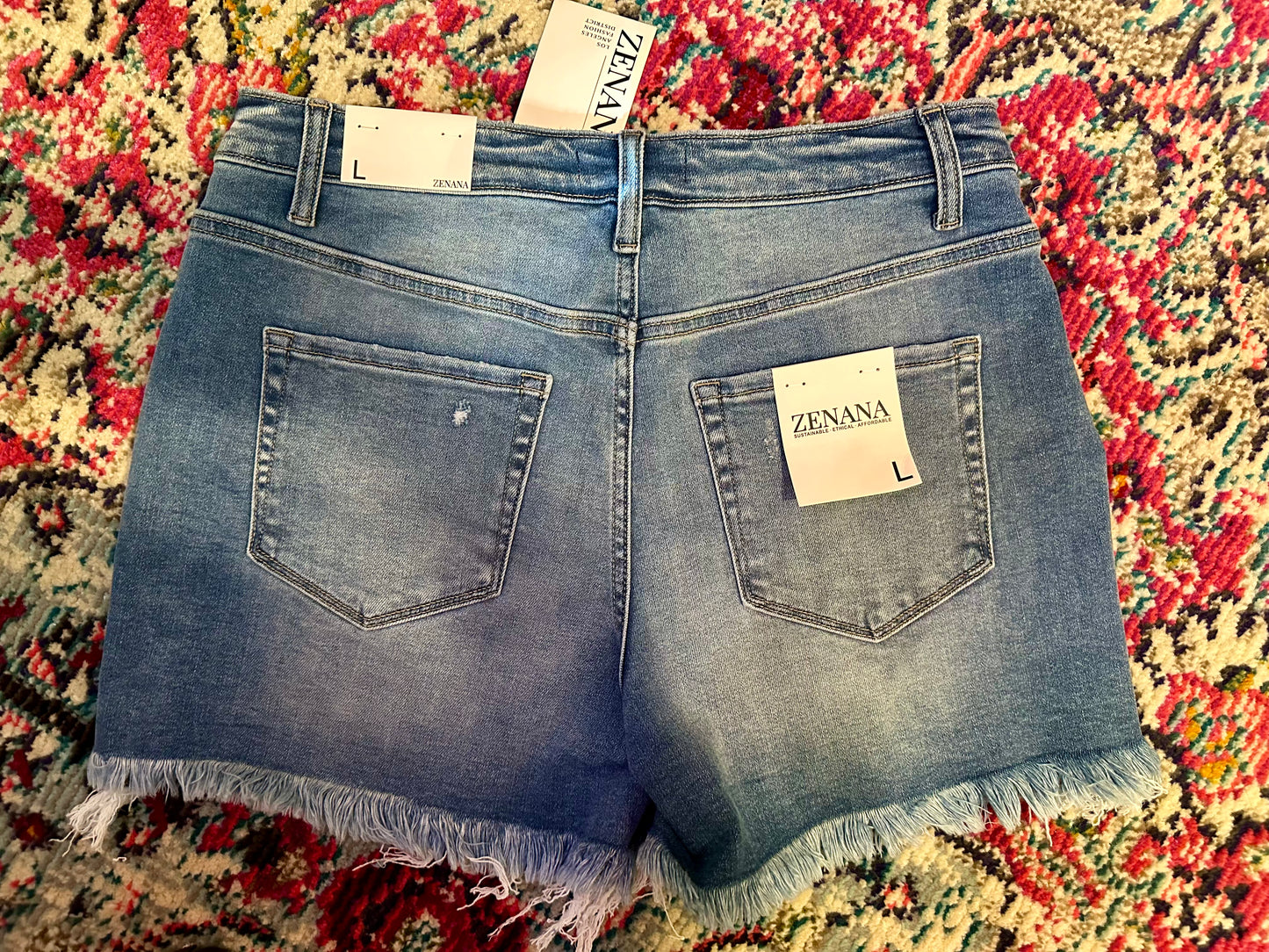 The Fray & Fade Denim Shorts