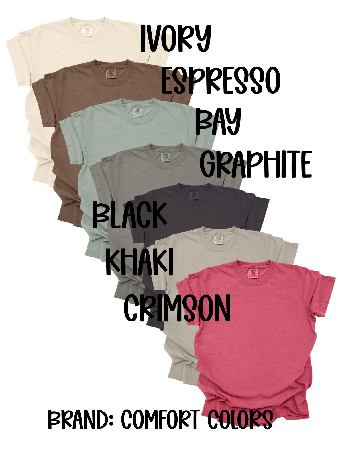 JOY COMFORT COLORS SHORF SLEEVE GRAPHIC TEE