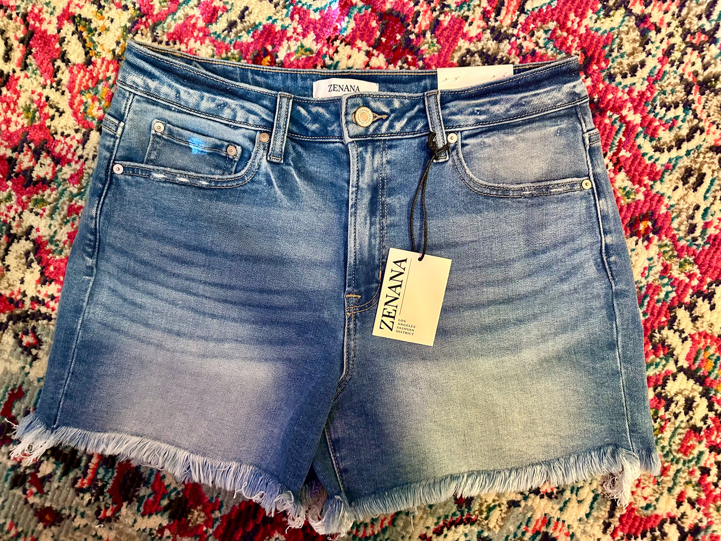 The Fray & Fade Denim Shorts