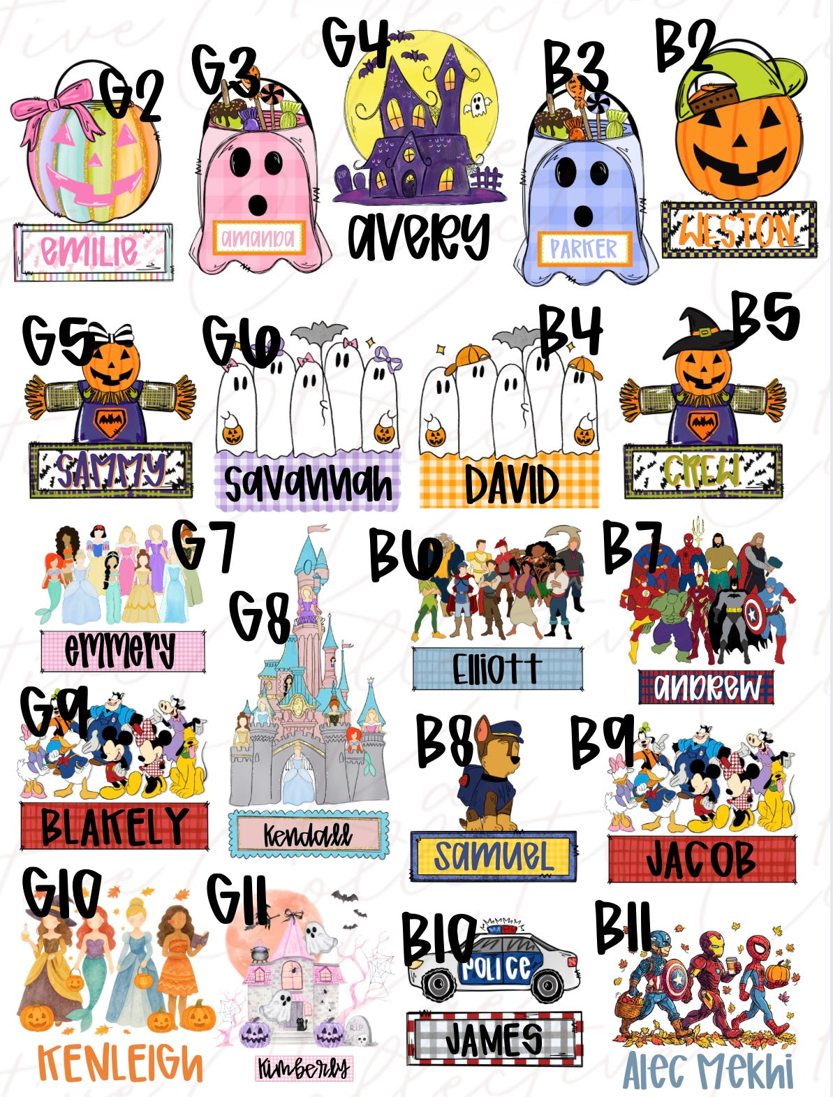 Kid Halloween Custom Made Canvas Tote Bag