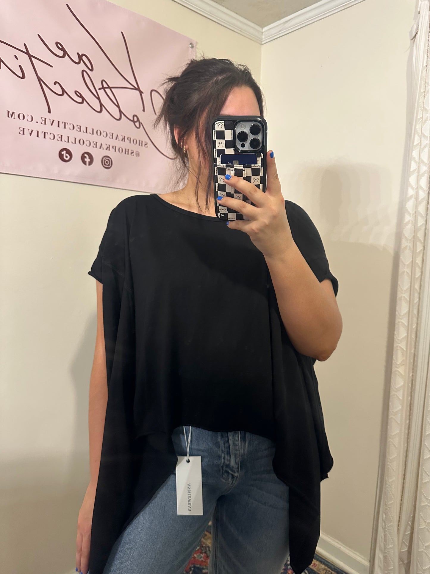 The Sassy Top - BLACK