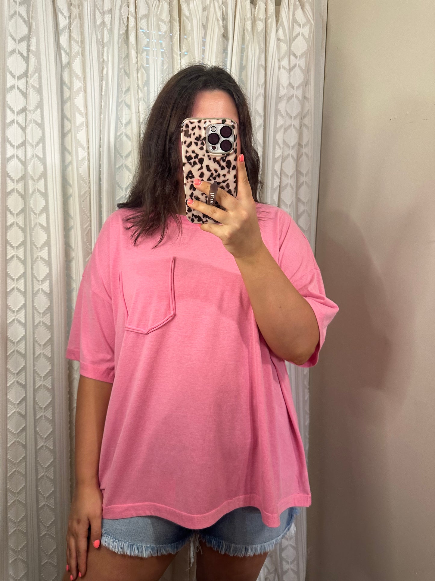 Washed Jersey Top