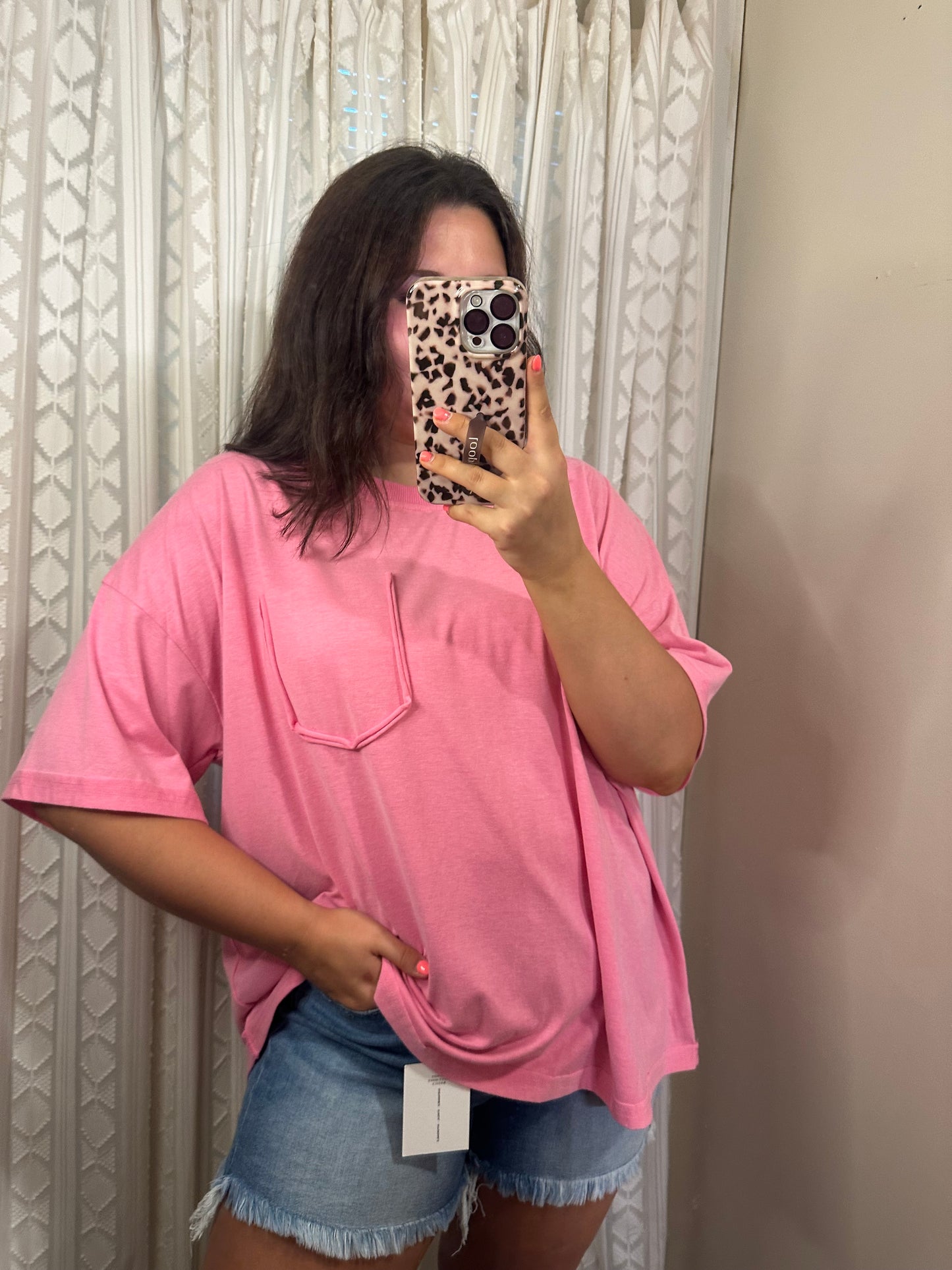 Washed Jersey Top