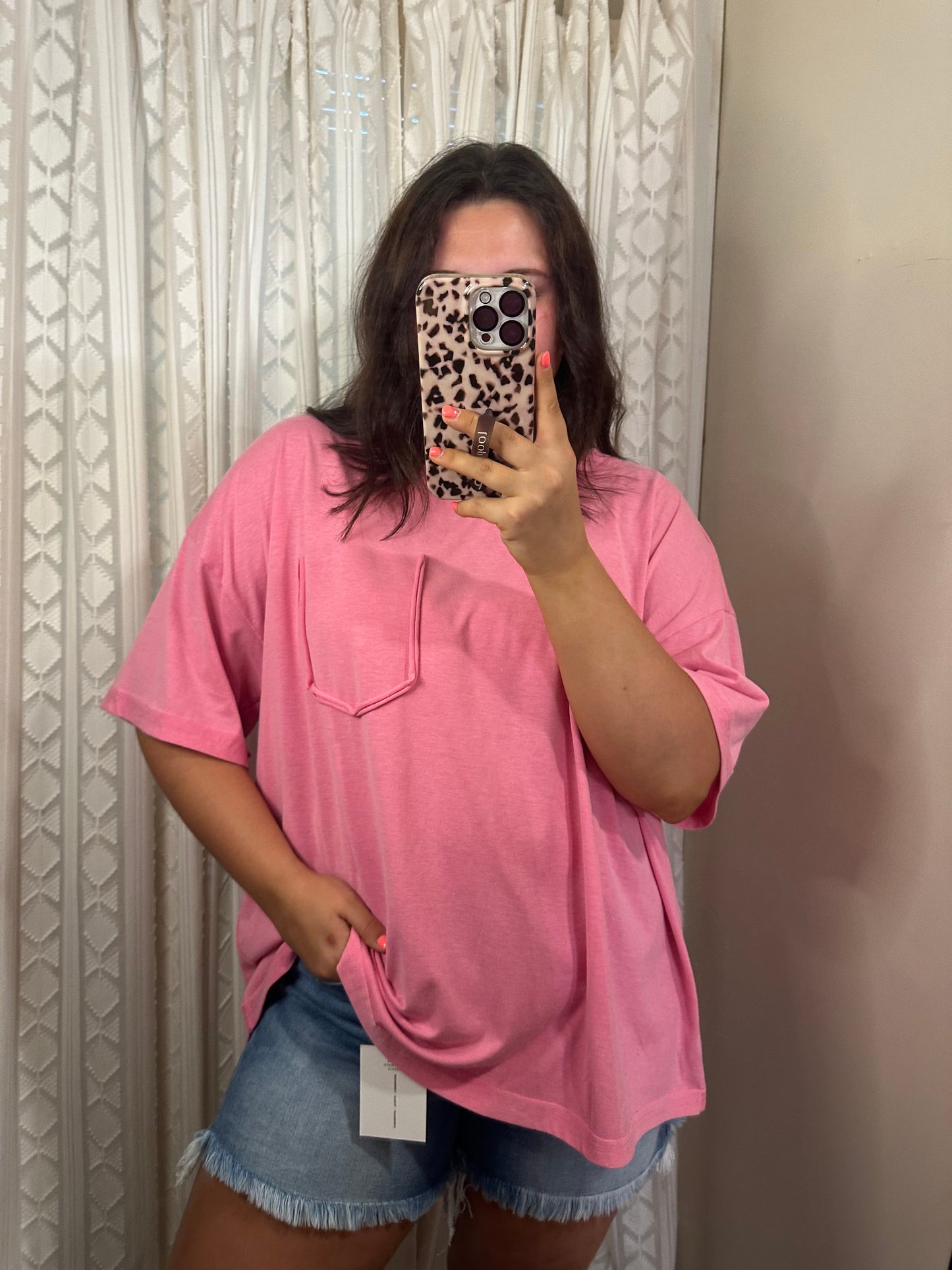 Washed Jersey Top