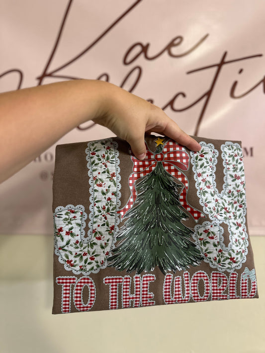 JOY TO THE WORLD TEE OR SWEATSHIRT