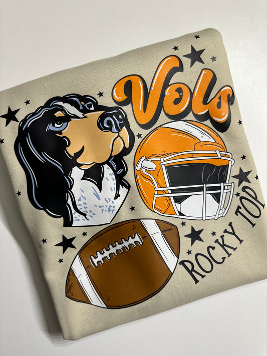 TENNESSEE FOOTBALL TEE OR SWEATSHIRT