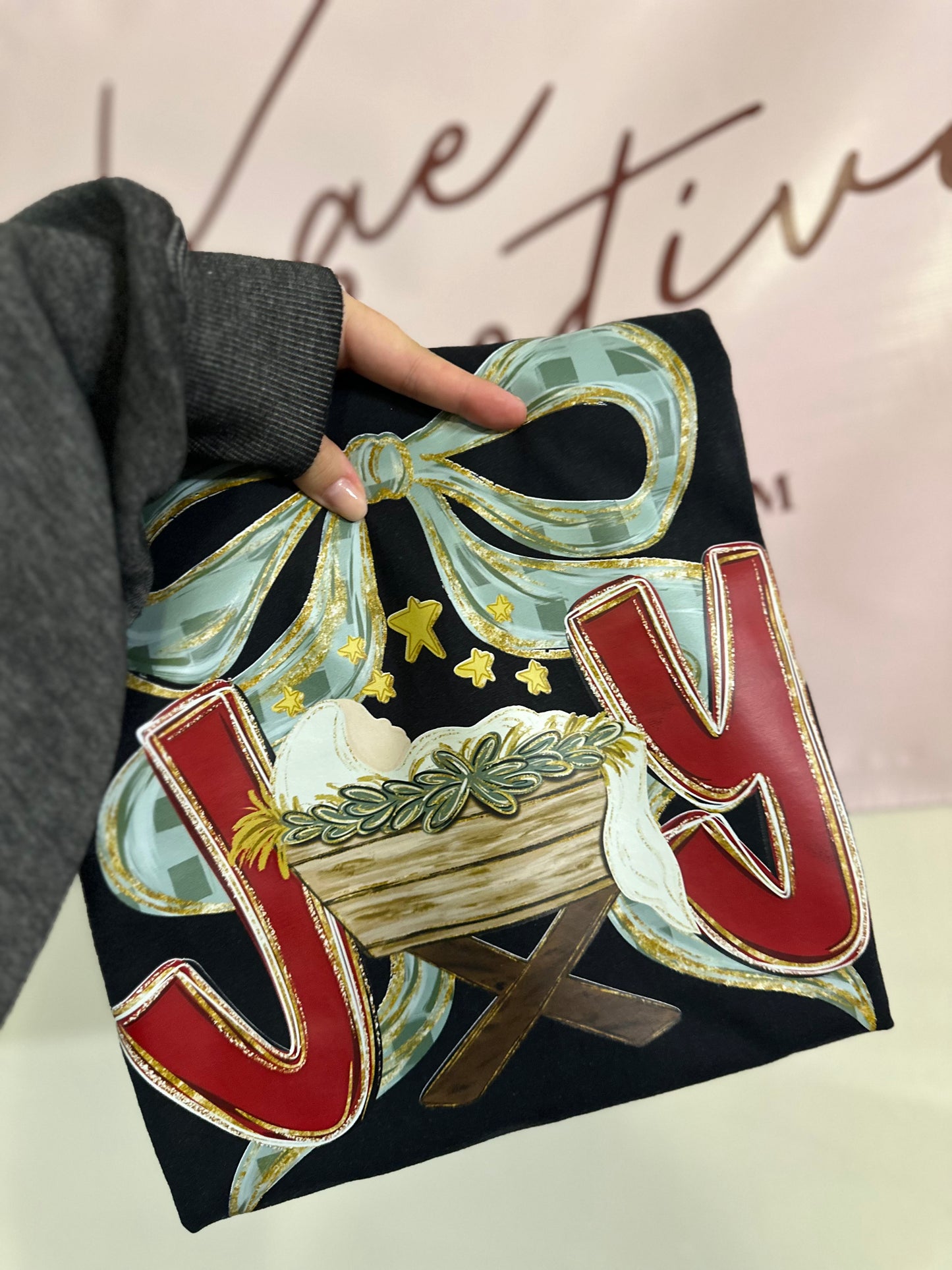 JOY TEE OR SWEATSHIRT