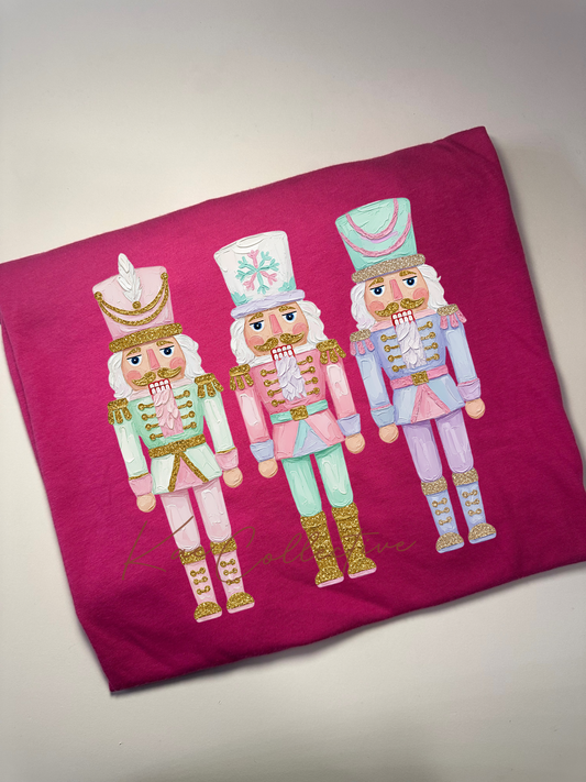 PASTEL NUTCRACKER TEE OR SWEATSHIRT
