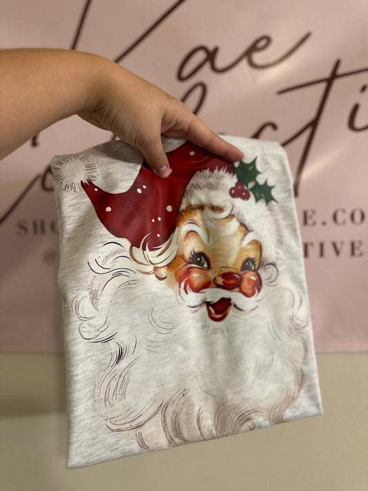 SANTA TEE OR SWEATSHIRT