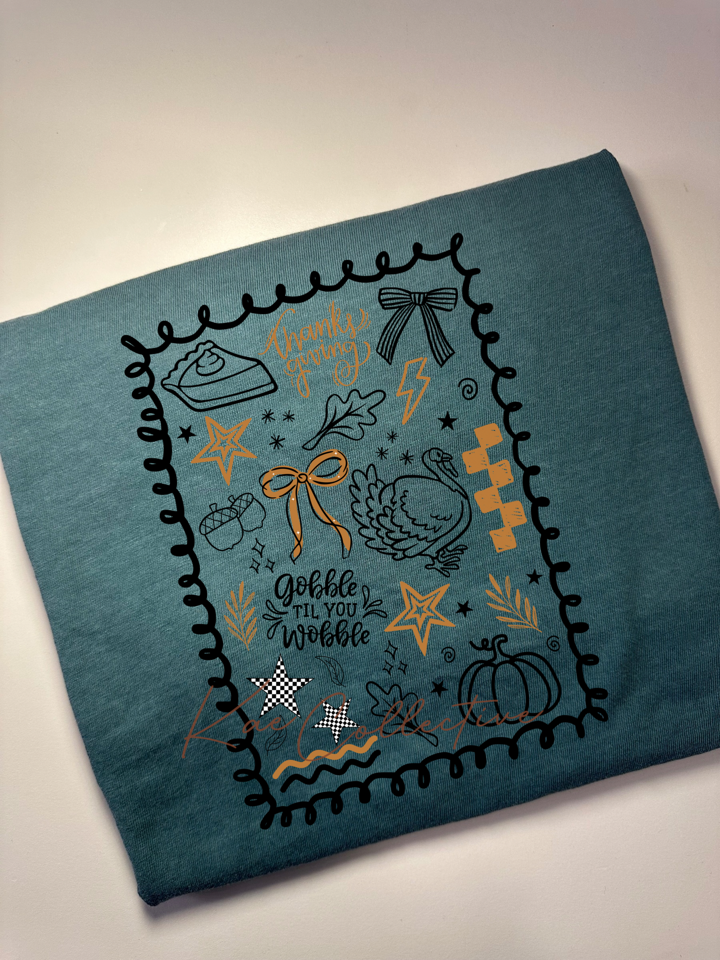 THANKSGIVING DOODLE TEE OR SWEATSHIRT