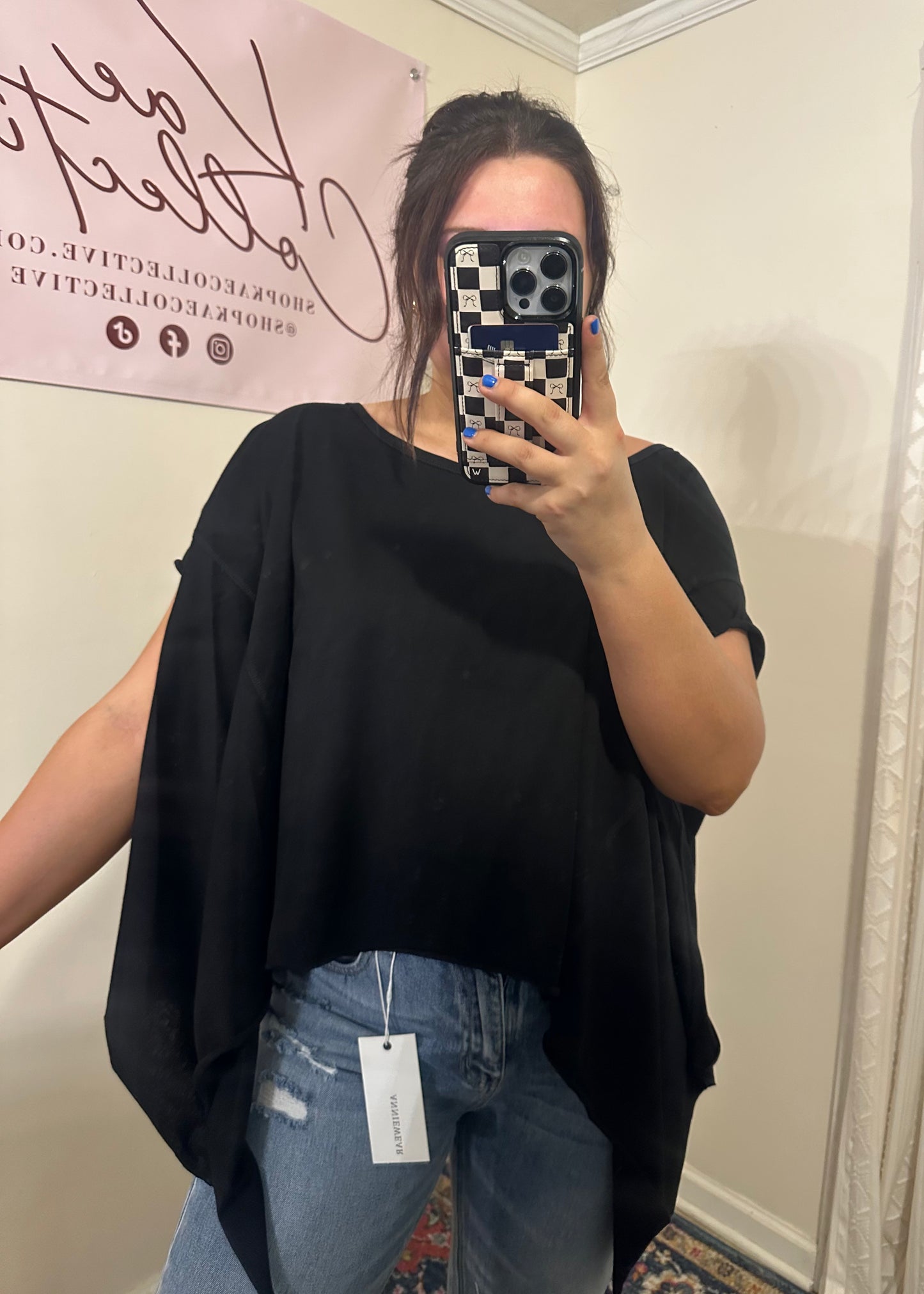 The Sassy Top - BLACK