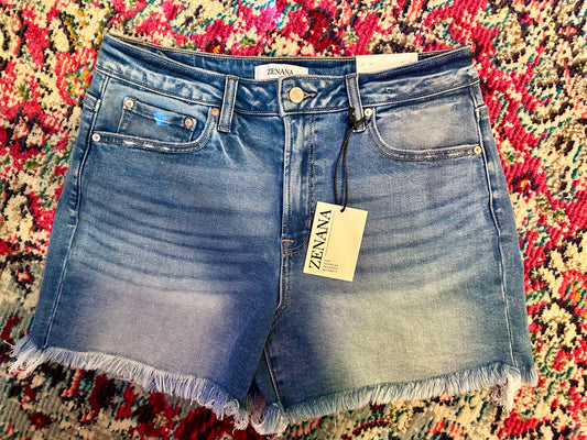 The Fray & Fade Denim Shorts