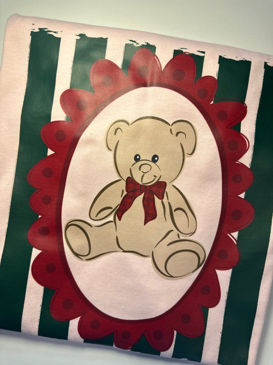 CHRISTMAS BEAR TEE OR SWEATSHIRT