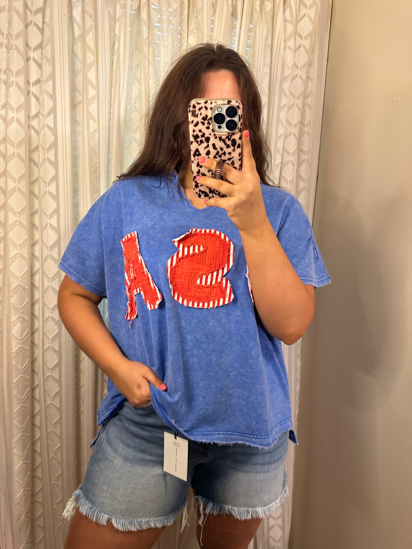 USA Patchwork Top