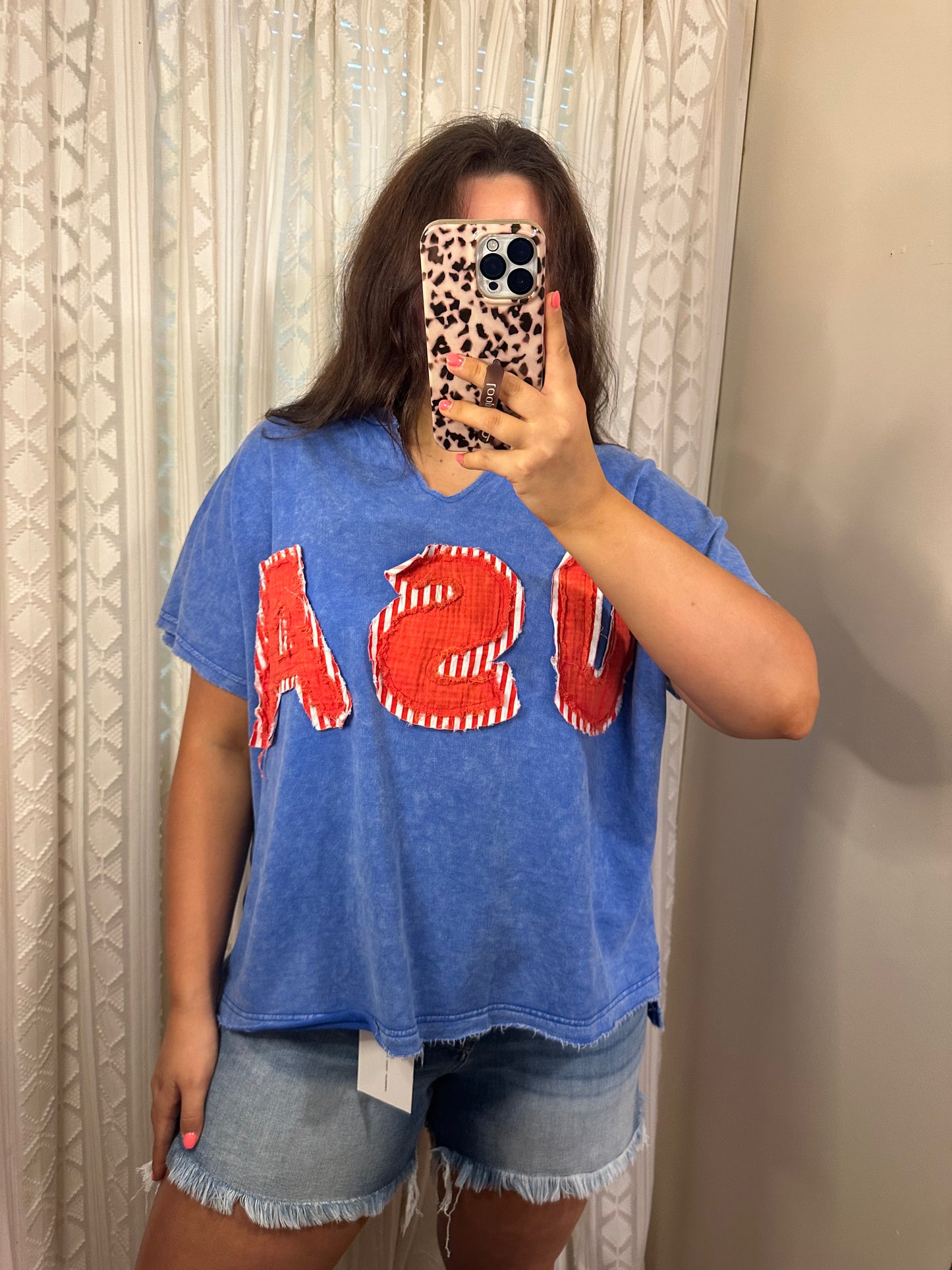 USA Patchwork Top