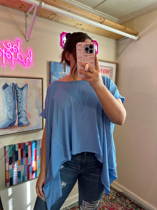 The Sassy Top - BLUE